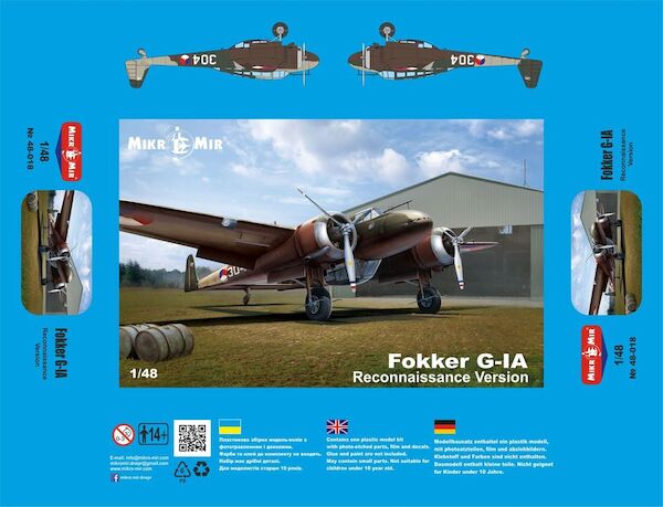 Fokker G1 reconnaissance version MM48-018