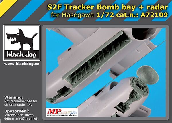 Grumman S2F Tracker bomb bay + radar (Hasegawa) A72109