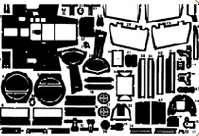 Detailset Messerschmitt BF109G-10 (Revell) E72-235