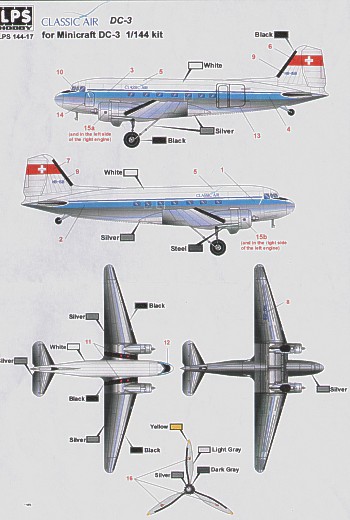Douglas DC3 (Classic Air) LPS144-17