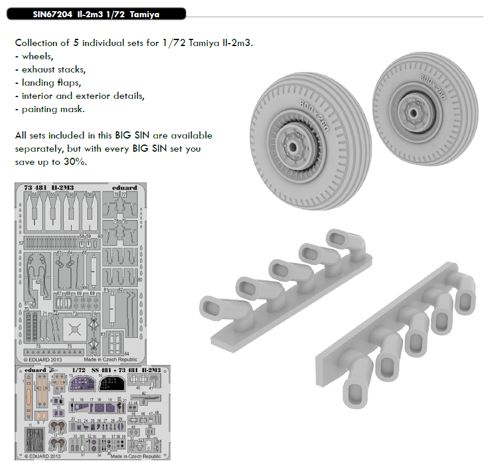 Ilyusin IL2/3m BigSin Set (Tamiya) esin67204