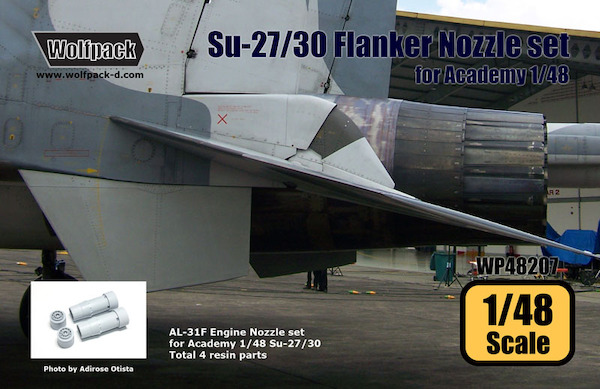Suchoi Su27/Su30 Flanker AL31F Engine Nozzle set (Academy) WP48207
