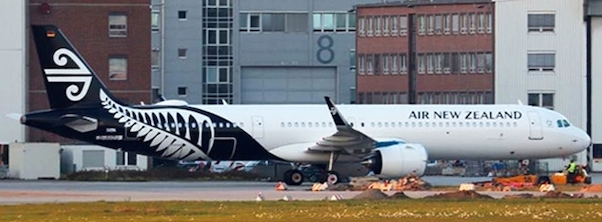 A321neo (Air New Zealand) ZK-NNB With Stand XX2249