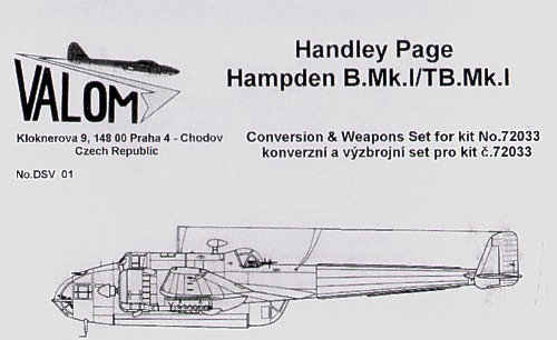 Handley Page Hampden Weapon set dsv01