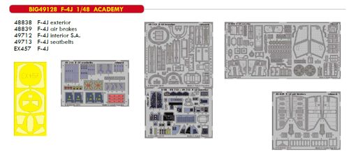 Detailset F4J Phantom II (Academy) BIG49128