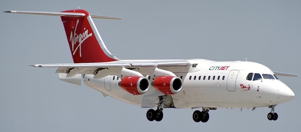 BAE146-200 Virgin Express / City Jet EI-CTY With Stand