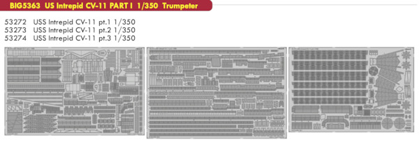 Detailset USS Intrepid VC11 Part 1 (Trumpeter) BIG5363