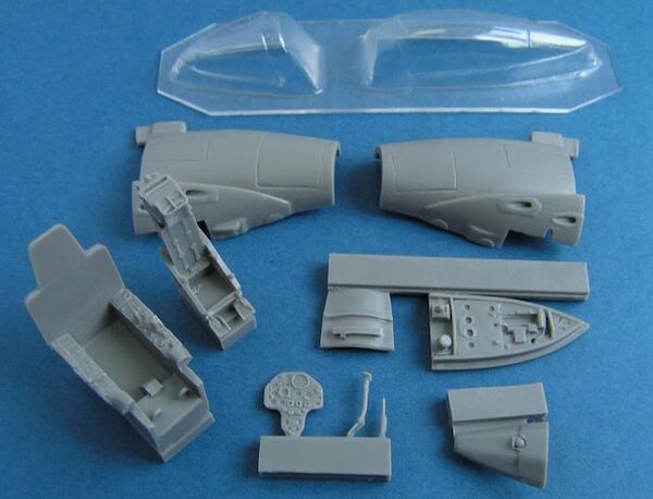 McDonnell F3H Demon Cockpit set with open canopy (Emhar) C72121
