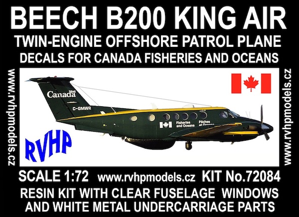 Beech B200 King Air (Canadian Fisheries and Oceans) Reissue RVH72084