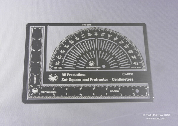 Set Square & Protractor - Centimeters RB-T050
