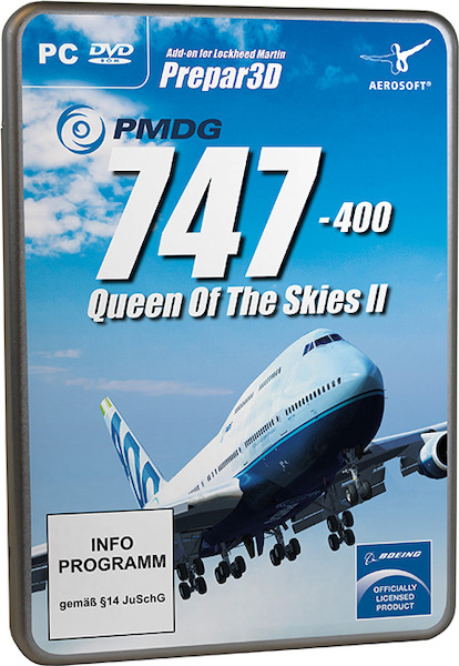 PMDG 747-400 V3 (Box version, Online activation required) 4015918145756