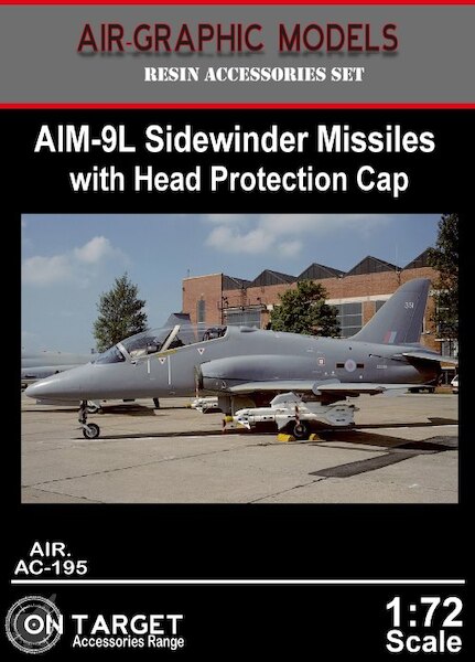 AIM9L Sidewinder missiles with head protaction caps (2x) AIR.AC-195