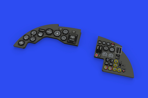 Dornier Do17Z Bomber Löök Plus Instrument Panel and seatbelts (ICM, Eduard) E644082