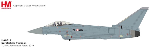 Eurofighter EF-2000 Typhoon 7L-WN, Austrian Air Force, 2019 HA6611