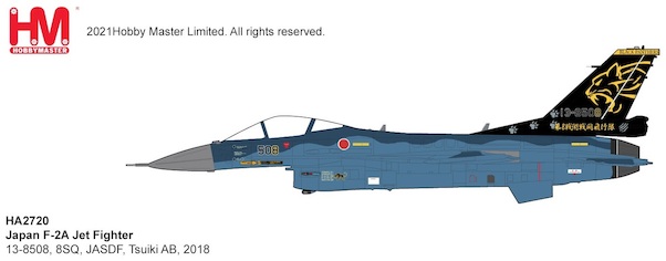Mitsubishi F2A Viper Zero 13-8508 8th Sqn Black Panthers JASDF Tsuiki Air Base 2018 HA2720
