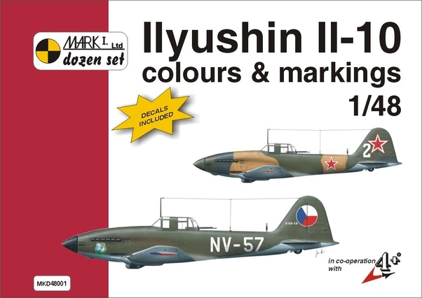 Ilyushin Il10 Colours & Markings + decals 9788086637068