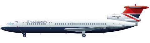 HS121 Trident 3B (British Airways) FRP4035
