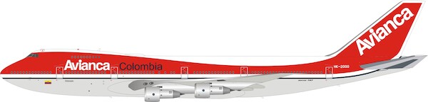 Boeing 747-100 Avianca HK-2000 JP60-741-HK