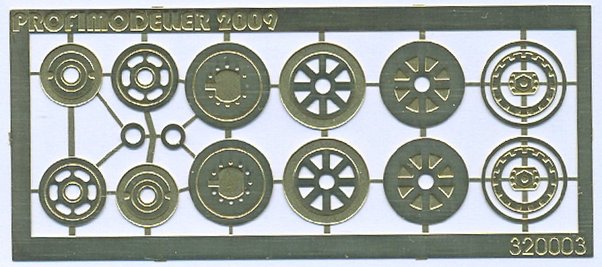 Mikoyan MiG15/17 Wheel disks (Trumpeter) 32003