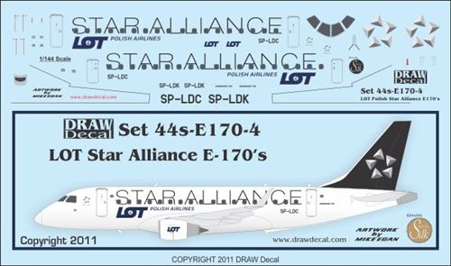 Embraer 170 (LOT Polish Airlines - Star Alliance) 44-E170-4