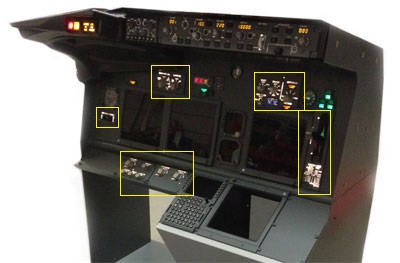 B737 SST backlight panel upgrade kit. MBK920