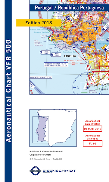 VFR 500 Portugal chart (Edition 2018) 05-4-027-2018
