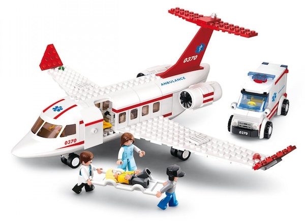 Sluban Toy Ambulance Jet 335 piece M38-B0370