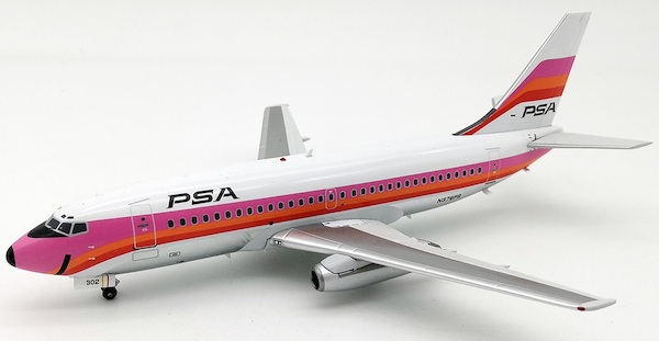 B737-200 (PSA Pacific Southwest Airlines) N379PS With Stand IF732PS0119P