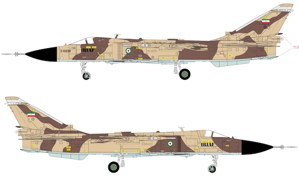 Sukhoi SU-24MK IRIAF Islamic Republic of Iran Air Force 71st TFS 3-6835 CA722408