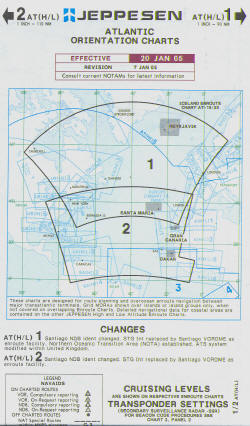 Jeppesen North Atlantic Orientation Chart