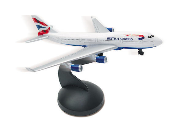 Single Plane for Airport Playset (Boeing 747-400 British Airways) BA6264G