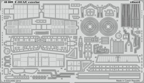 Detailset F101A/C Voodoo Exterior (Kitty Hawk) E48-809