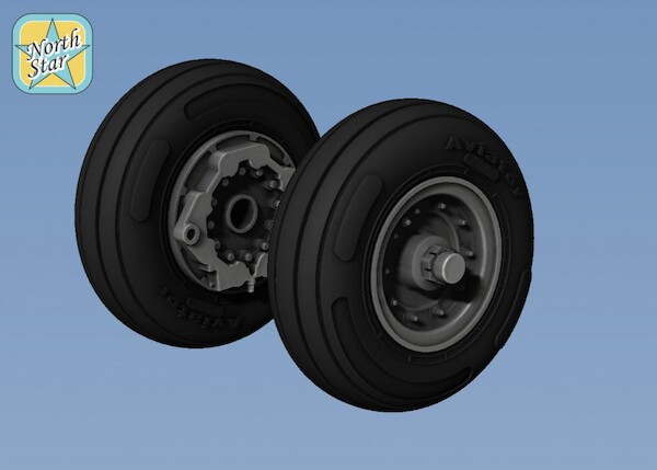 Wheel set for Bell V22 Osprey NS72106A