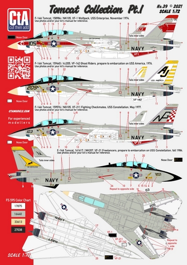 Tomcat Collection Part1 - Early F14A Tomcat CTA-039