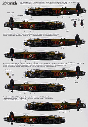 Ton-Up Avro Lancasters X48074