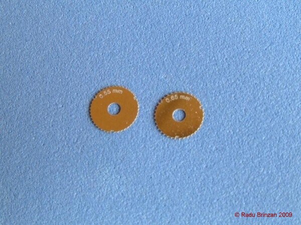 RIVET-R mini rivet tool extra wheels 0,55mm & 0,66mm RB-T012