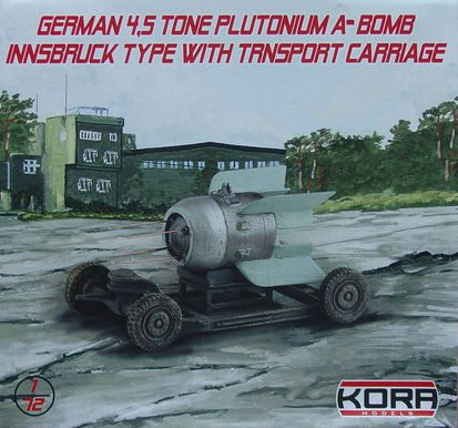 German 4,5 ton Plutonium A-Bomb Innsbruck Type with Carriage K72209
