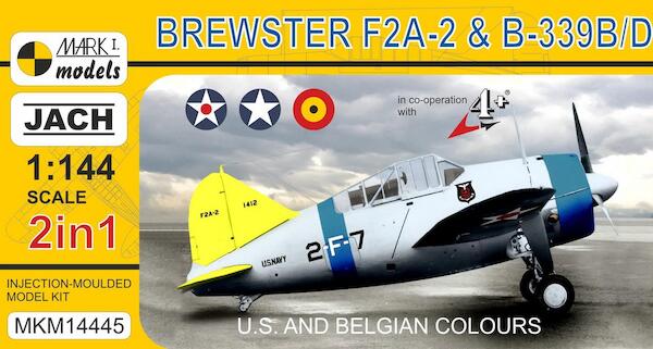 Brewster F2A-2 Buffalo/B-339B/D 'US & Belgian Colours' (2 kits included) MKM14445