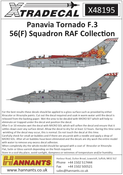 Panavia Tornado F3 Part 2 56(F) Squadron Firebirds (4) X48195
