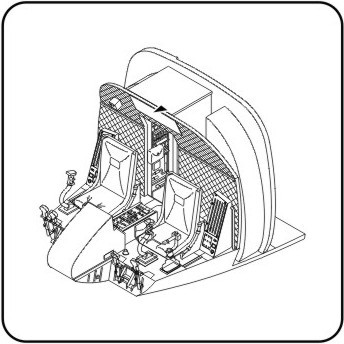 Boeing CH47 Chinook Interior Set (Italeri) CMKA7160