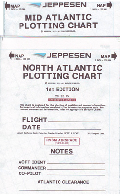 North Atlantic Plotting Chart set of 5 charts NAP-MAP