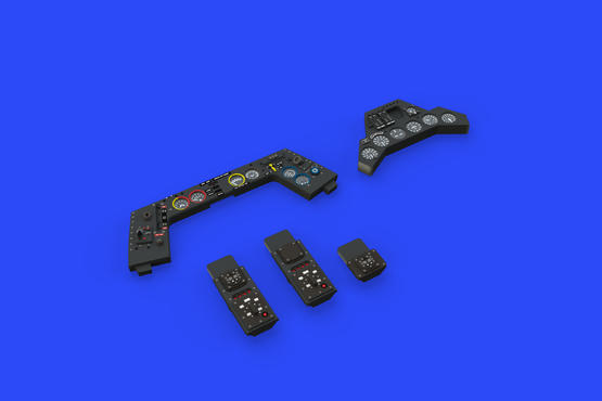 Focke Wulf FW190A-3 Löök Instrument Panel and seatbelts (Eduard) E644016