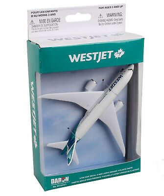 Single Plane for Airport Playset (Boeing 787 Westjet) RT7374-1