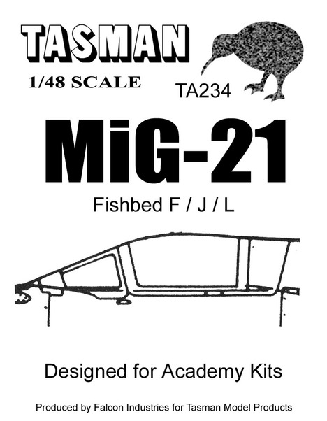 Mikoyan MiG21MF/Bis Canopy (Academy) TA234