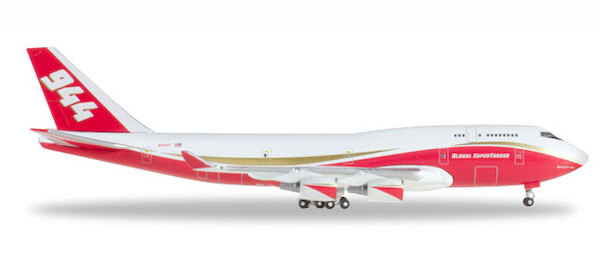 NEW 1:500 HERPA GLOBAL SUPERTANKER BOEING B 747-400 N744ST MODEL 531955 