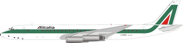 Douglas DC8-62H Alitalia I-DIWN With Stand IF862AZ0620