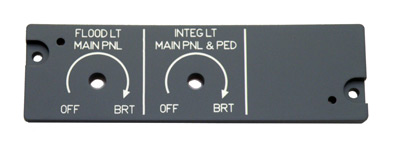 A320 Lighting-1 panel P320B05