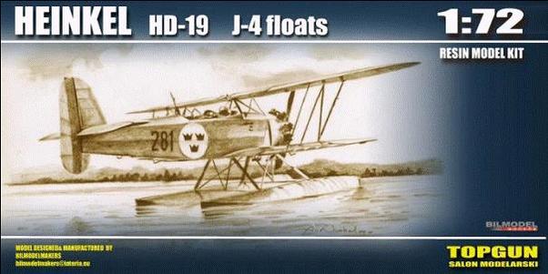Heinkel HD19 (ASJA J4) on floats (Swedish AF) (RESTOCK) K053