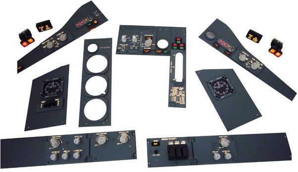 B737 ICS MIP panels (with subpanels) MPICS1080