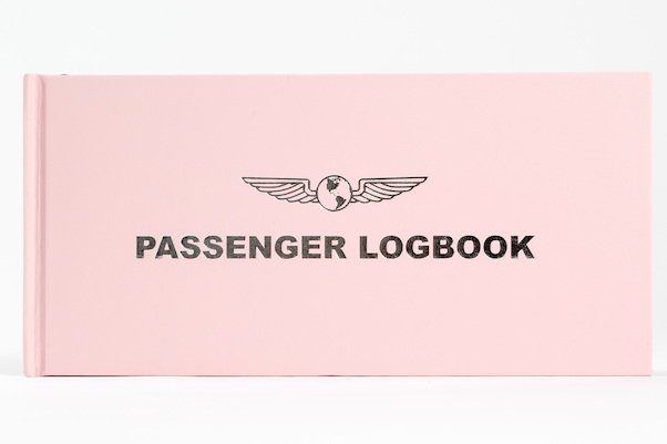 Passenger Flight Log Book - Pink Passenger Logbook PINK